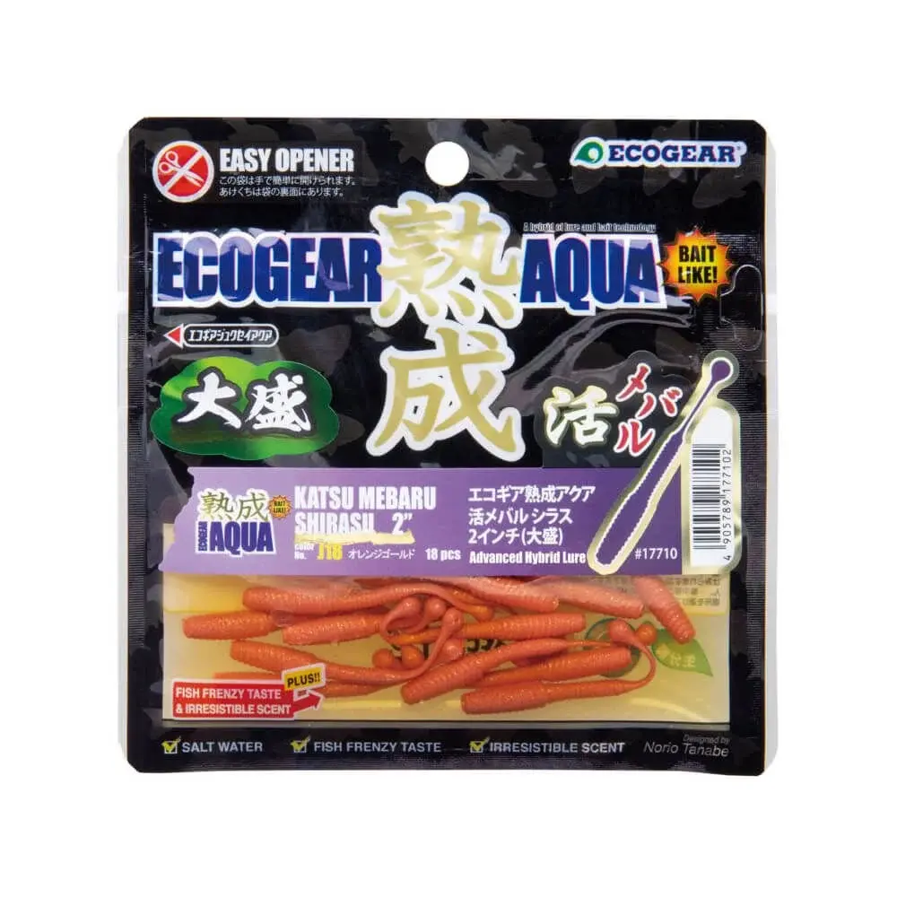 Ecogear Aqua Katsu Mebaru Shirasu 4.6 Cm Lrf Silikonu