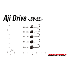 Decoy SV-55 Aji Drive LRF Jighead