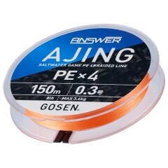 Gosen Answer Ajing PE X4 150m Cocktail Orange