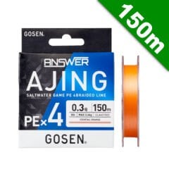 Gosen Answer Ajing PE X4 150m Cocktail Orange