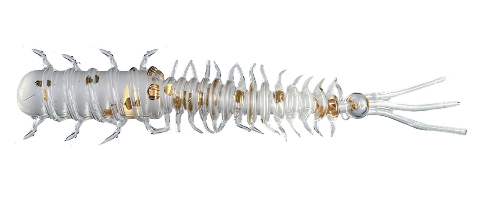 Sensei Mushi 4.5 Cm Lrf Silikon Yem SM-Clear Gold