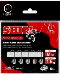 Sensei Shin LRF Jighead - Japon ODZ İğneli M(6) - 1.8 gr